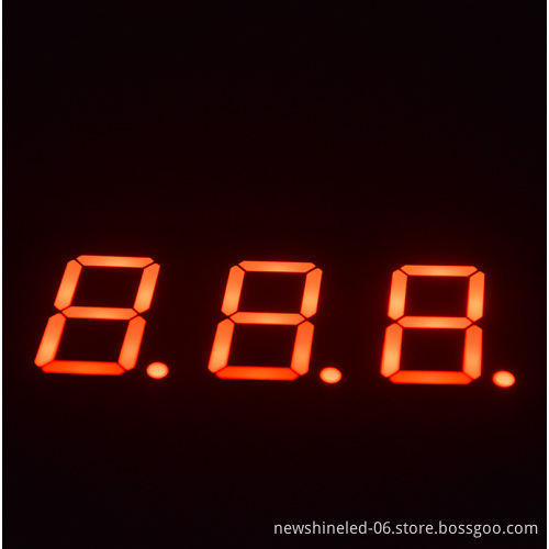 Factory Free Sample 7 Segment LED Display 3 Digit 0.56 Inch DIP Seven Segment Tube